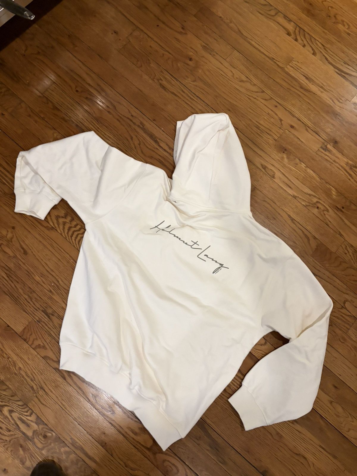 Helmut Lang Helmut Lang Handwritten Logo Hoodie Size US M / EU 48-50 / 2 - 5 Thumbnail