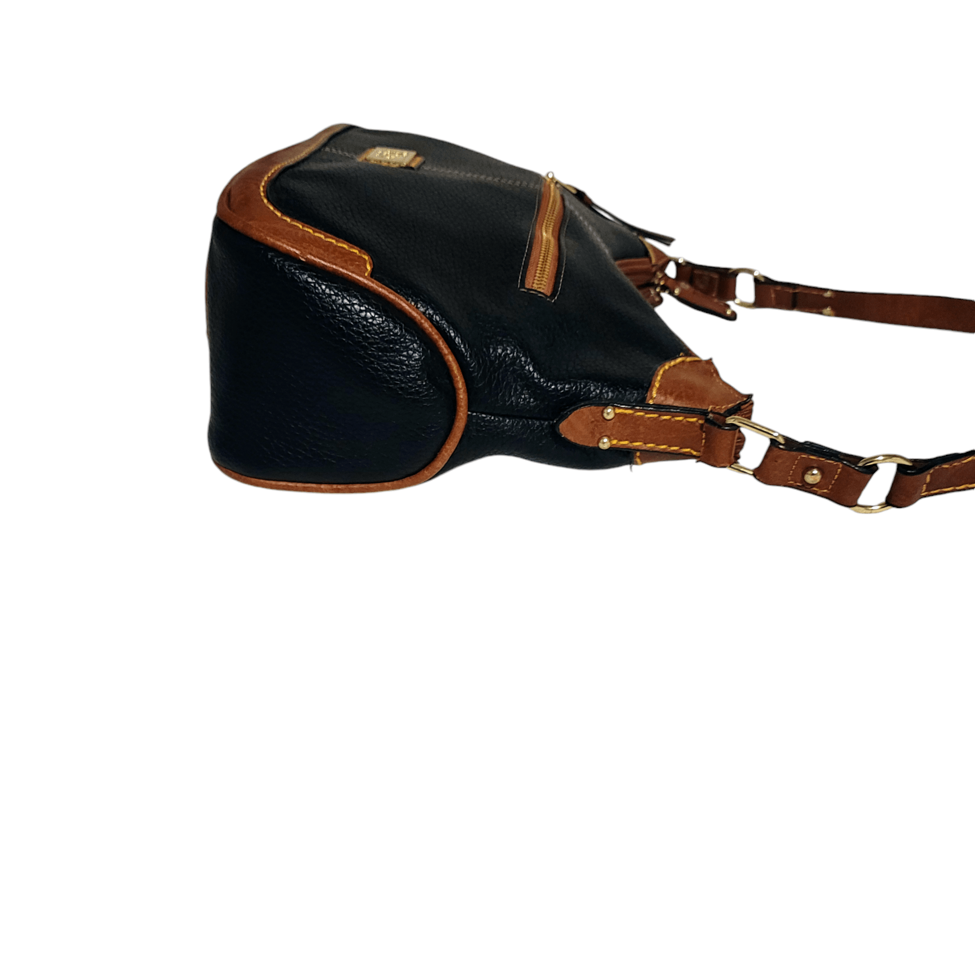 Boc B.O.C. Oakfield Hobo Black & Tan Faux Leather Shoulder Bag Size ONE SIZE - 6 Thumbnail