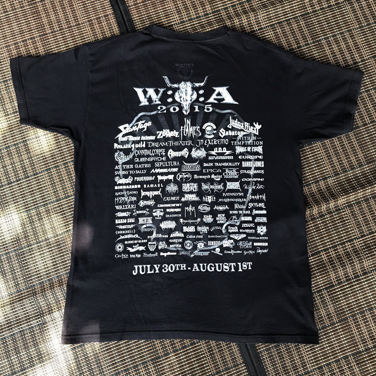 Band Tees Wacken Festival 2015 Tshirt Size US L / EU 52-54 / 3 - 7 Thumbnail