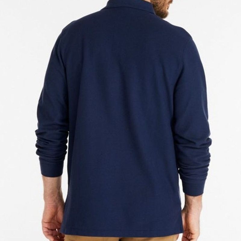 L.L. Bean LL Bean Premium Double L Polo Long-Sleeve Men XXL 2XL Navy Size US XXL / EU 58 / 5 - 2 Thumbnail