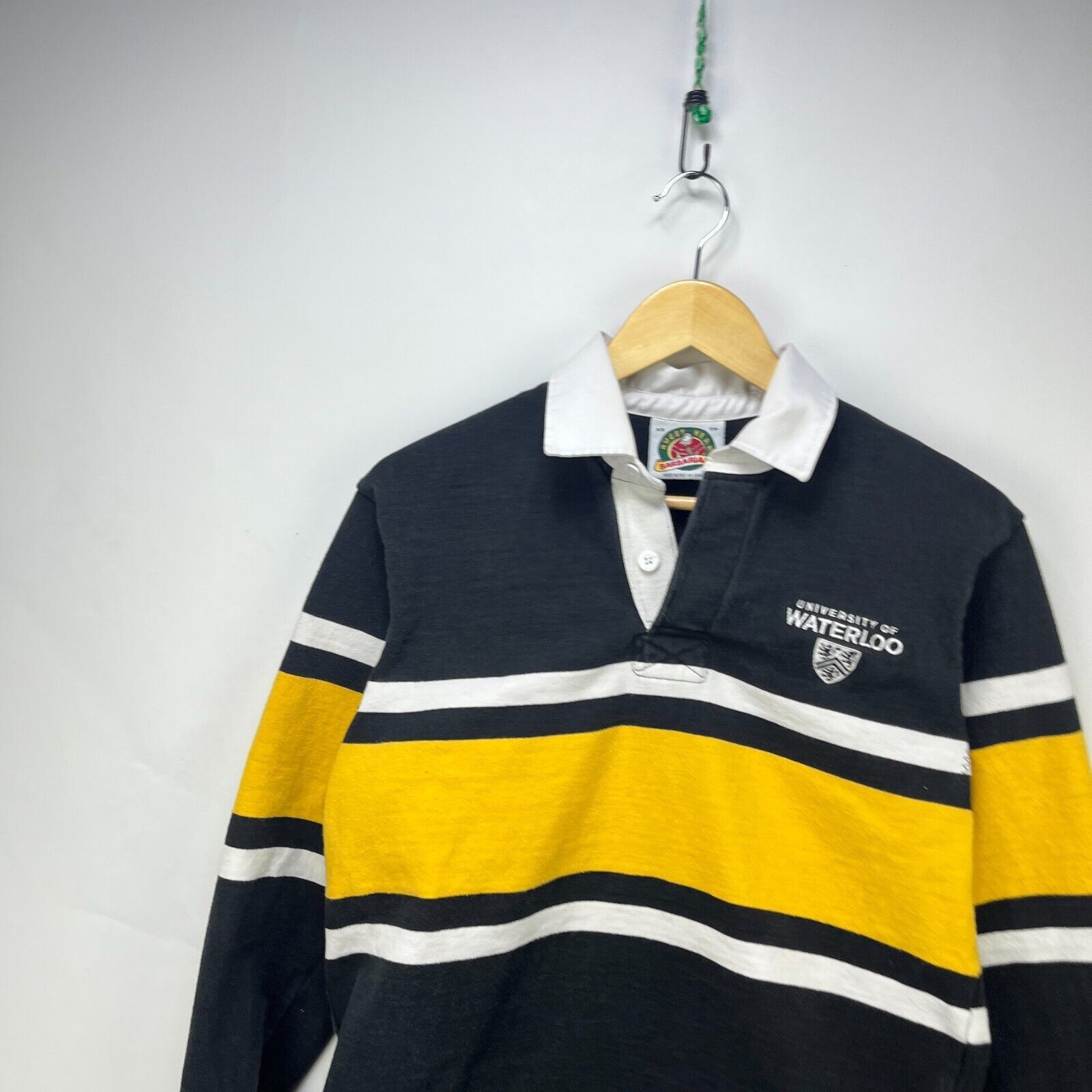 Barbarian × Vintage Vintage 90s Barbarian Rugby University ofWaterloo ExtraSmall Size US XS / EU 42 / 0 - 2 Thumbnail