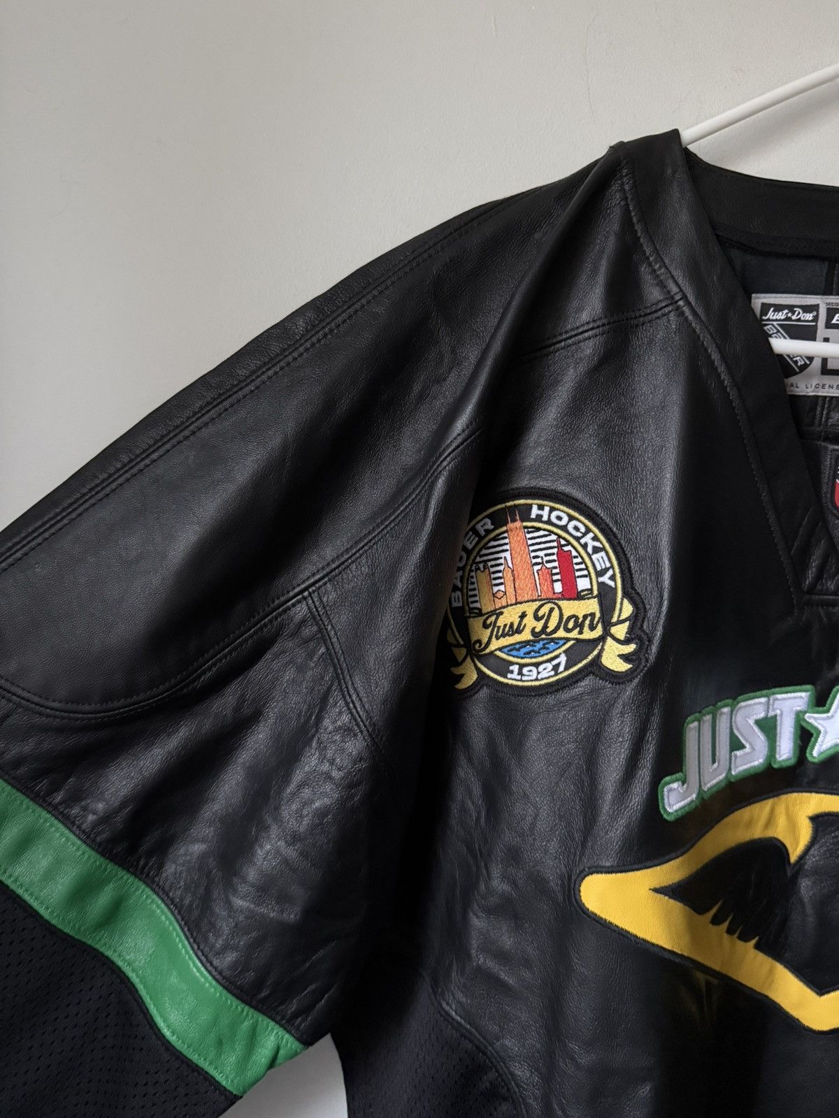 Just Don Just Don x Bauer Leather Hockey Jersey Size US L / EU 52-54 / 3 - 3 Thumbnail