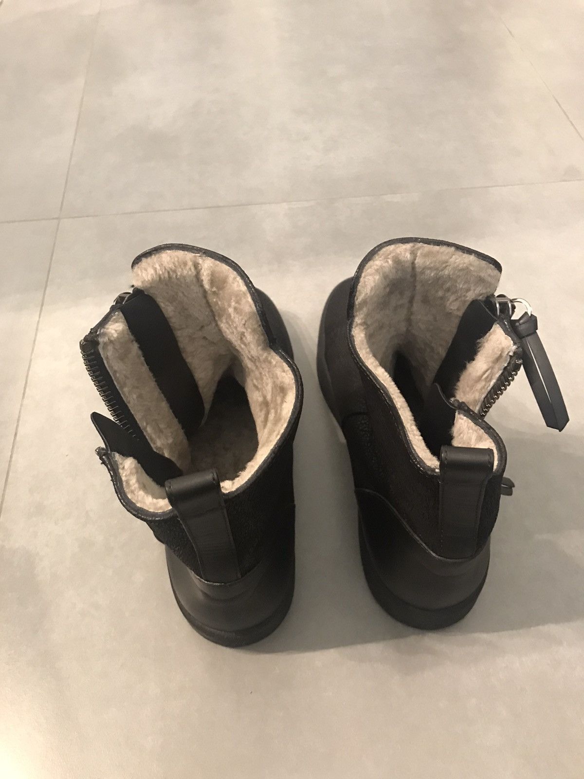 Giuseppe Zanotti Giuseppe Zanotti black shearling boots Size US 11 / EU 44 - 5 Thumbnail