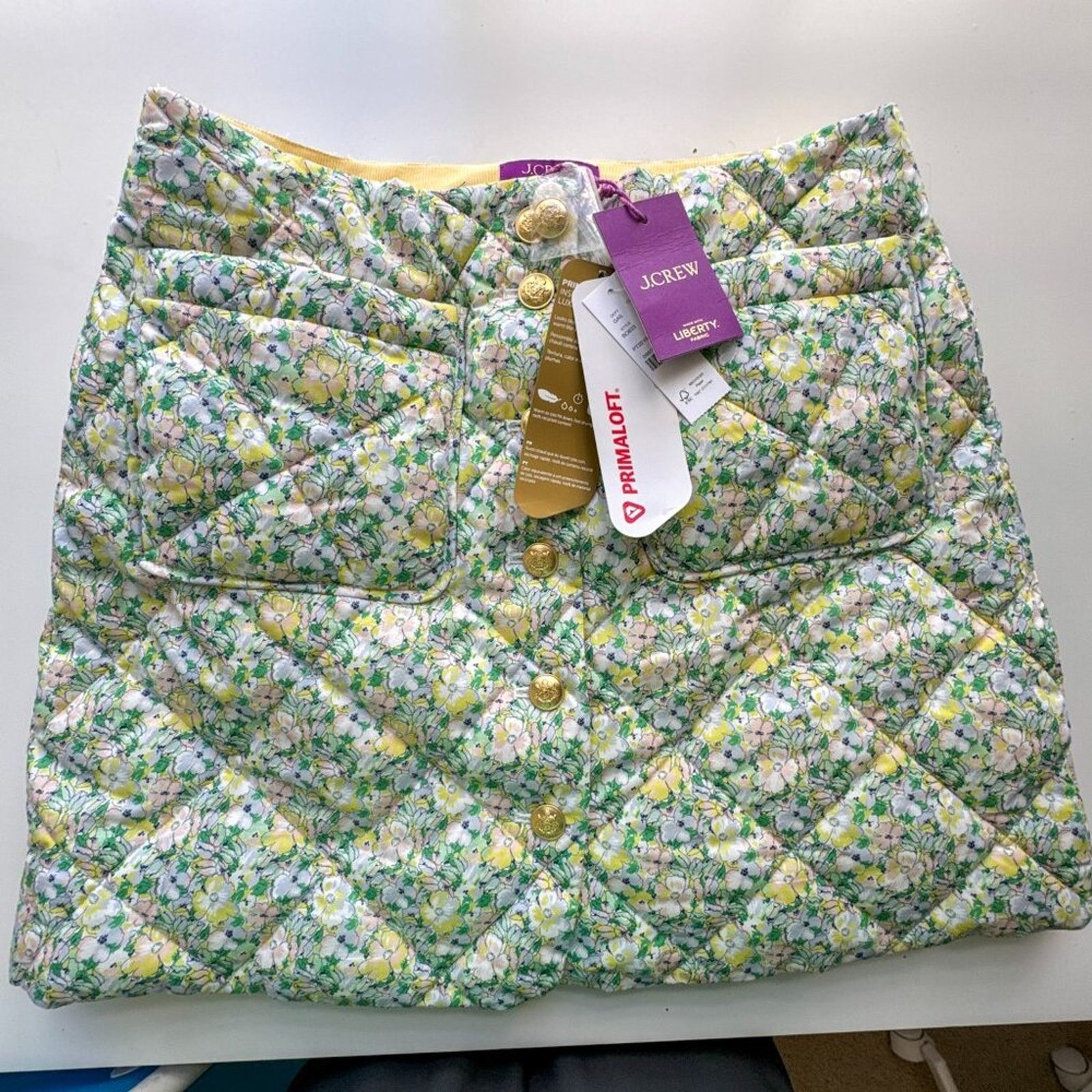 J.Crew J. Crew New Limited edition quilt button mini skirt Liberty Size 27" / US 4 / IT 40 - 1 Thumbnail