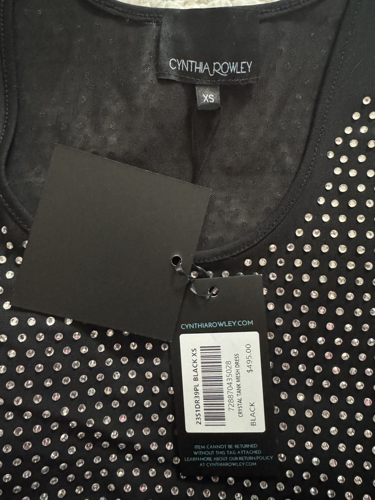 Cynthia Rowley Cynthia Rowley Black Smoke Show Dress Size XS / US 0-2 / IT 36-38 - 2 Thumbnail