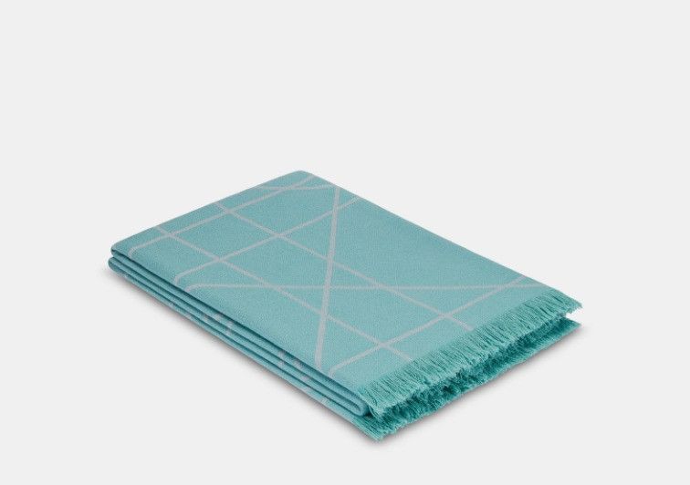 Dior o1w1db10425 HYP01PC Size: OS / Blanket in Turquoise Size ONE SIZE - 2 Thumbnail