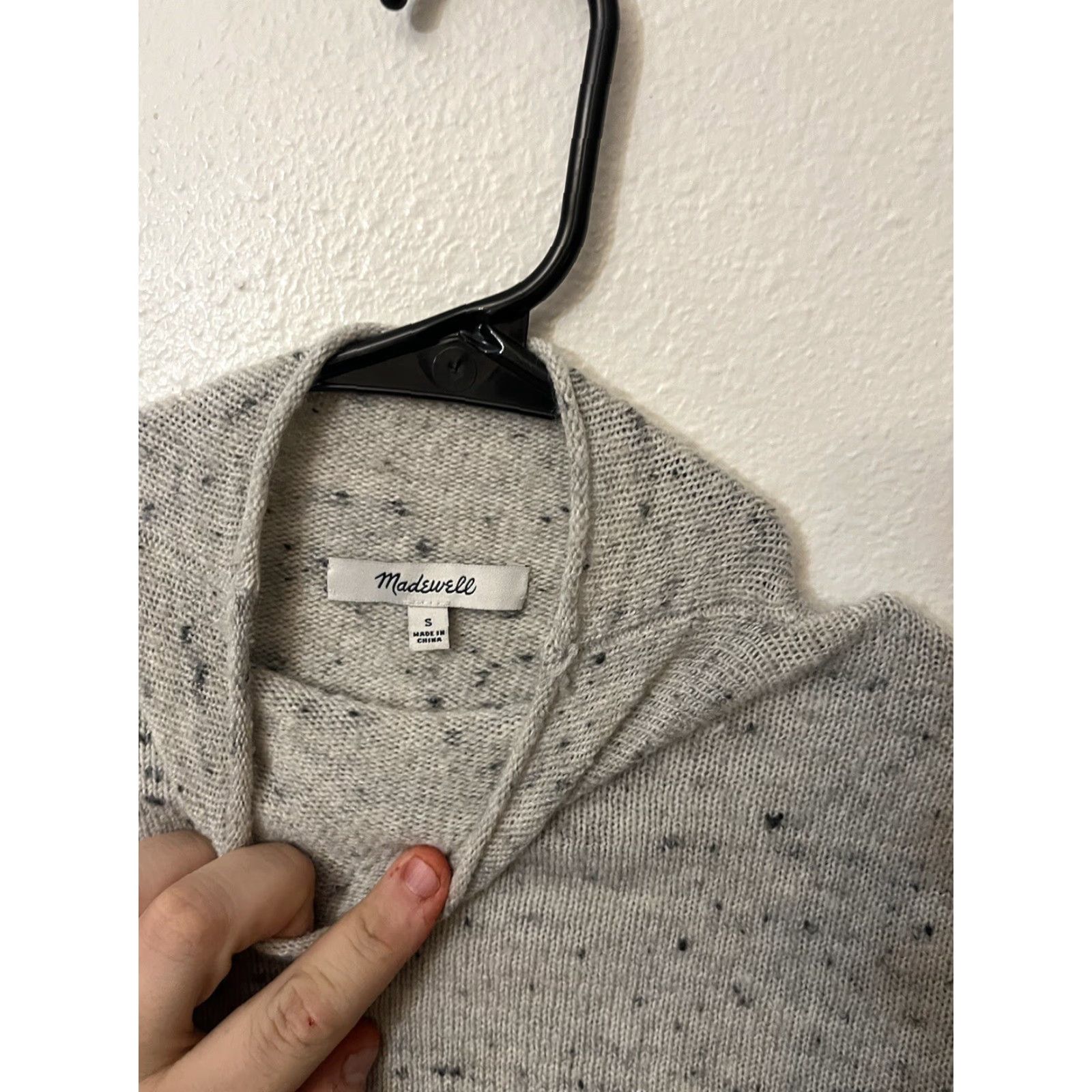 Madewell MADewell Gray Turtleneck Sweater Coziest Yarn Pullover XL Women Size XL / US 12-14 / IT 48-50 - 2 Thumbnail