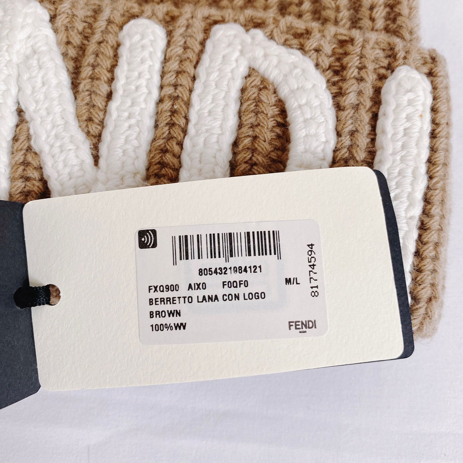 Fendi logo appliqued knit beanie Size ONE SIZE - 5 Thumbnail