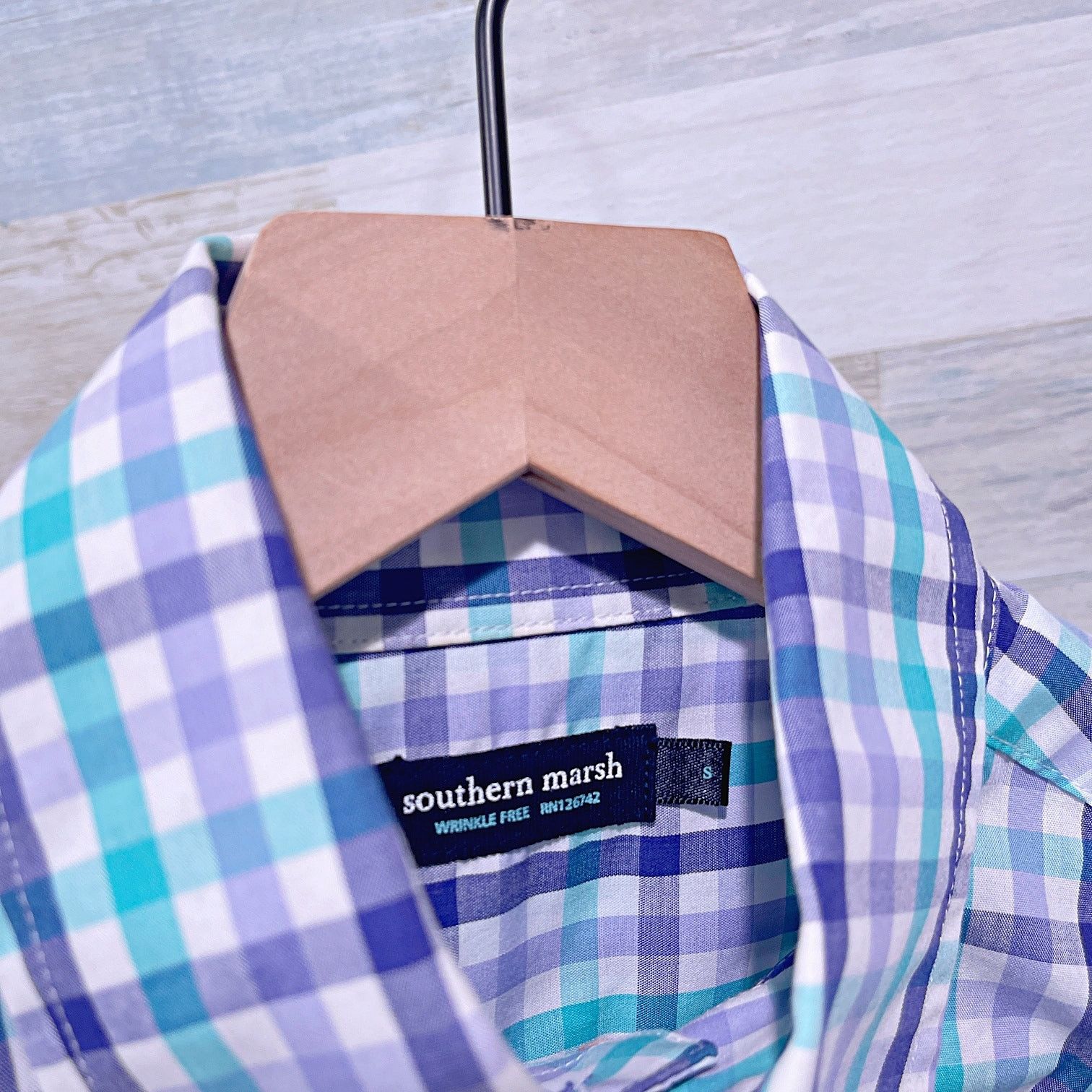 Southern Marsh SOUTHERN MARSH Cotton Long Sleeve Sport Shirt Mens Small Size US S / EU 44-46 / 1 - 5 Thumbnail