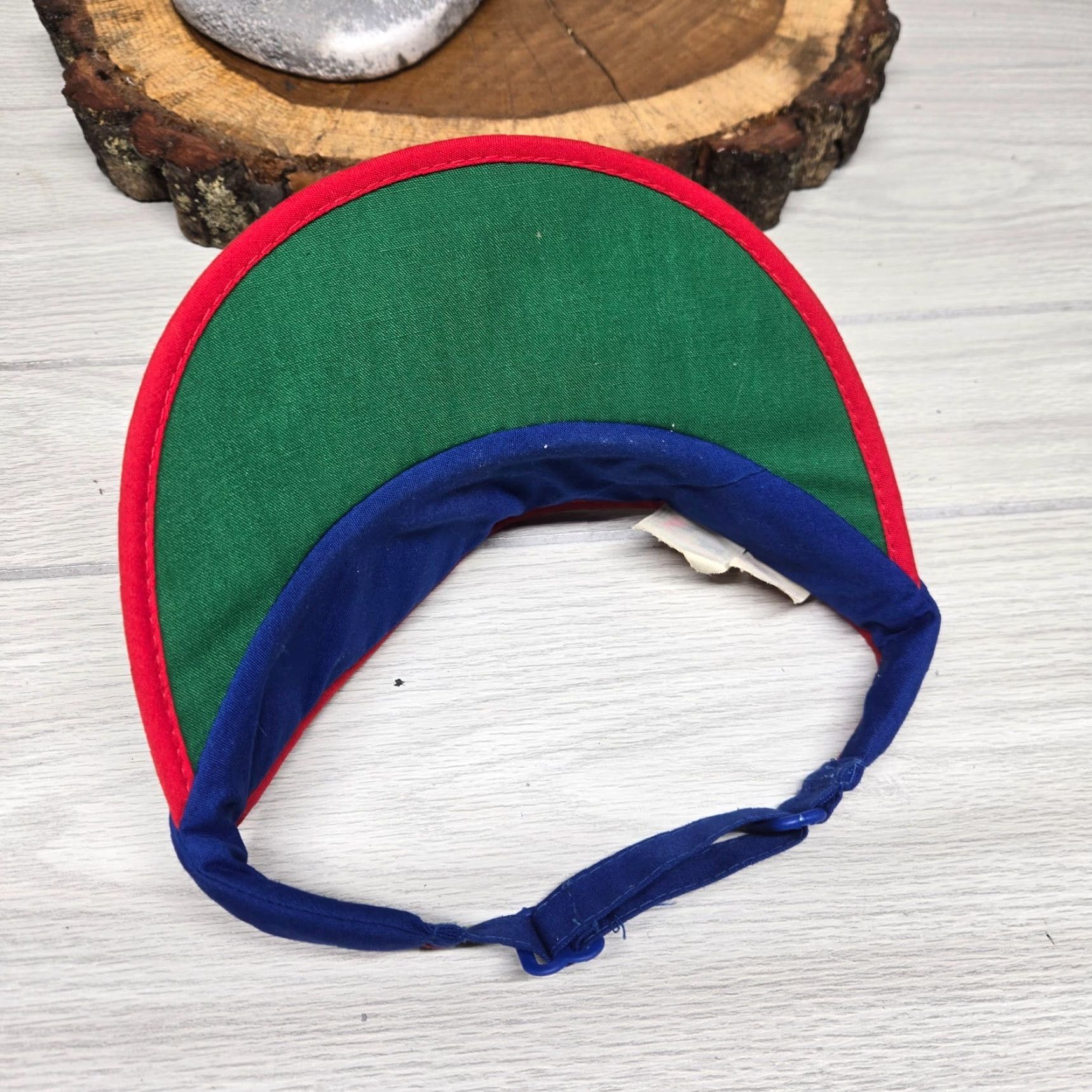 Starter Vintage Atlanta Braves 1980s MLB Visor Hat Cap Red White Blue OSFA Size ONE SIZE - 6 Thumbnail