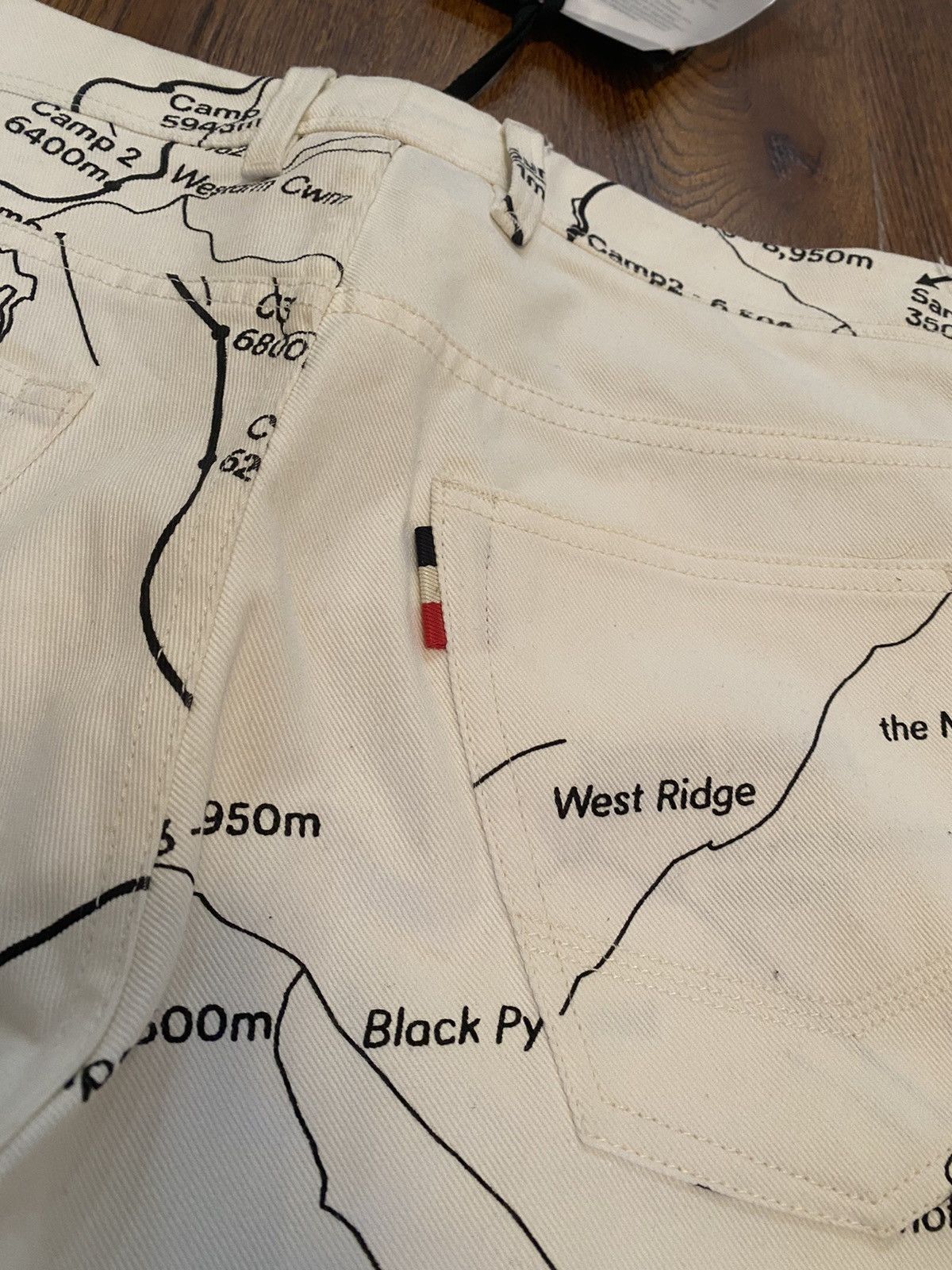 Moncler Moncler Himalayan Map Denim Size US 34 / EU 50 - 4 Thumbnail