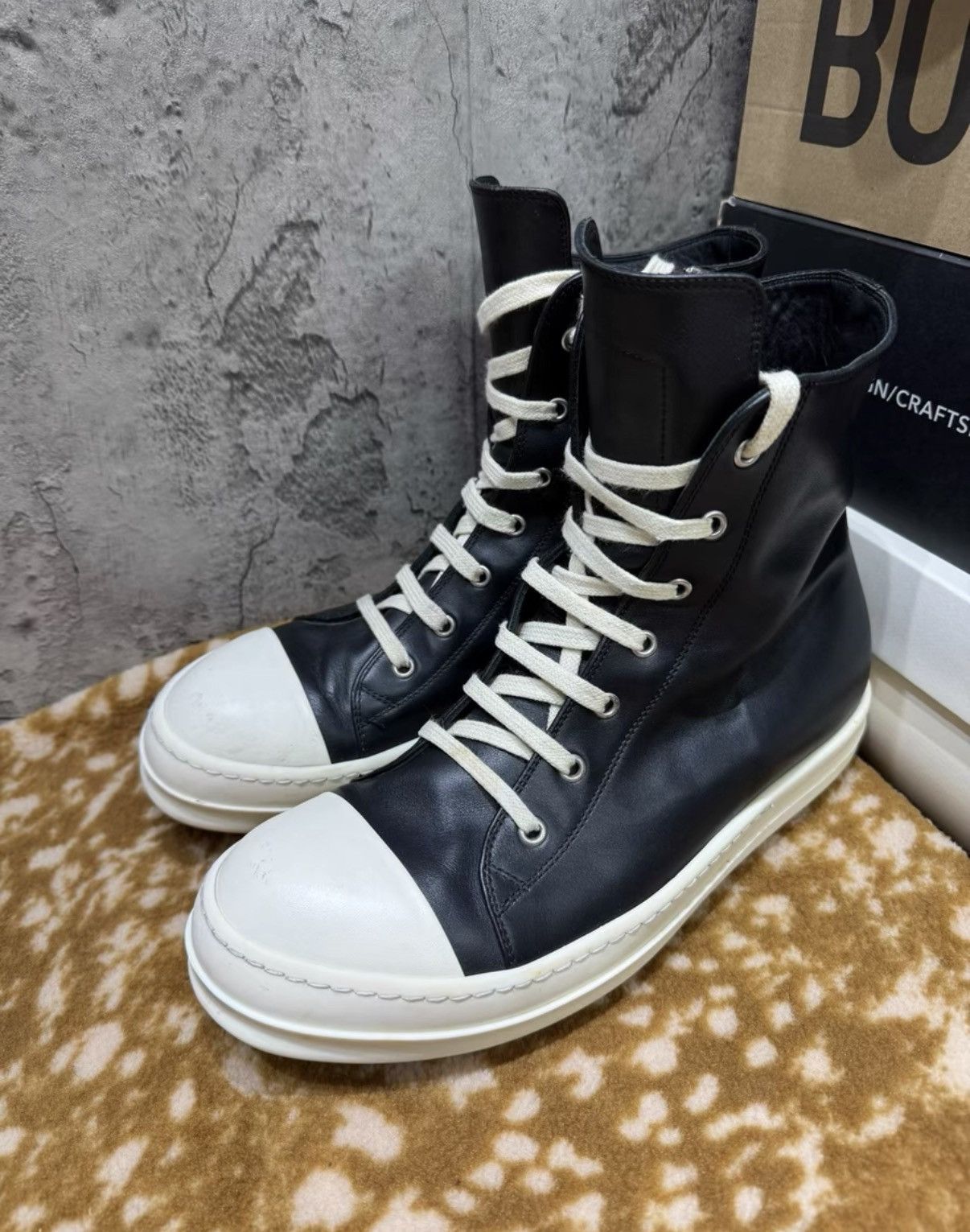 Rick Owens Rick Owens Main Line High Top Ramones K37 Size US 9.5 / EU 42-43 - 1 Thumbnail