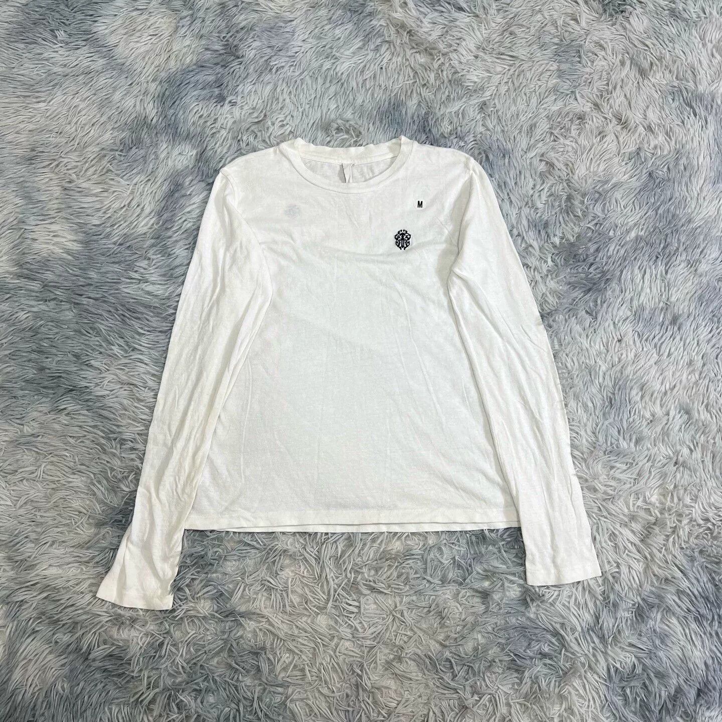 white chrome hearts long sleeve shirt