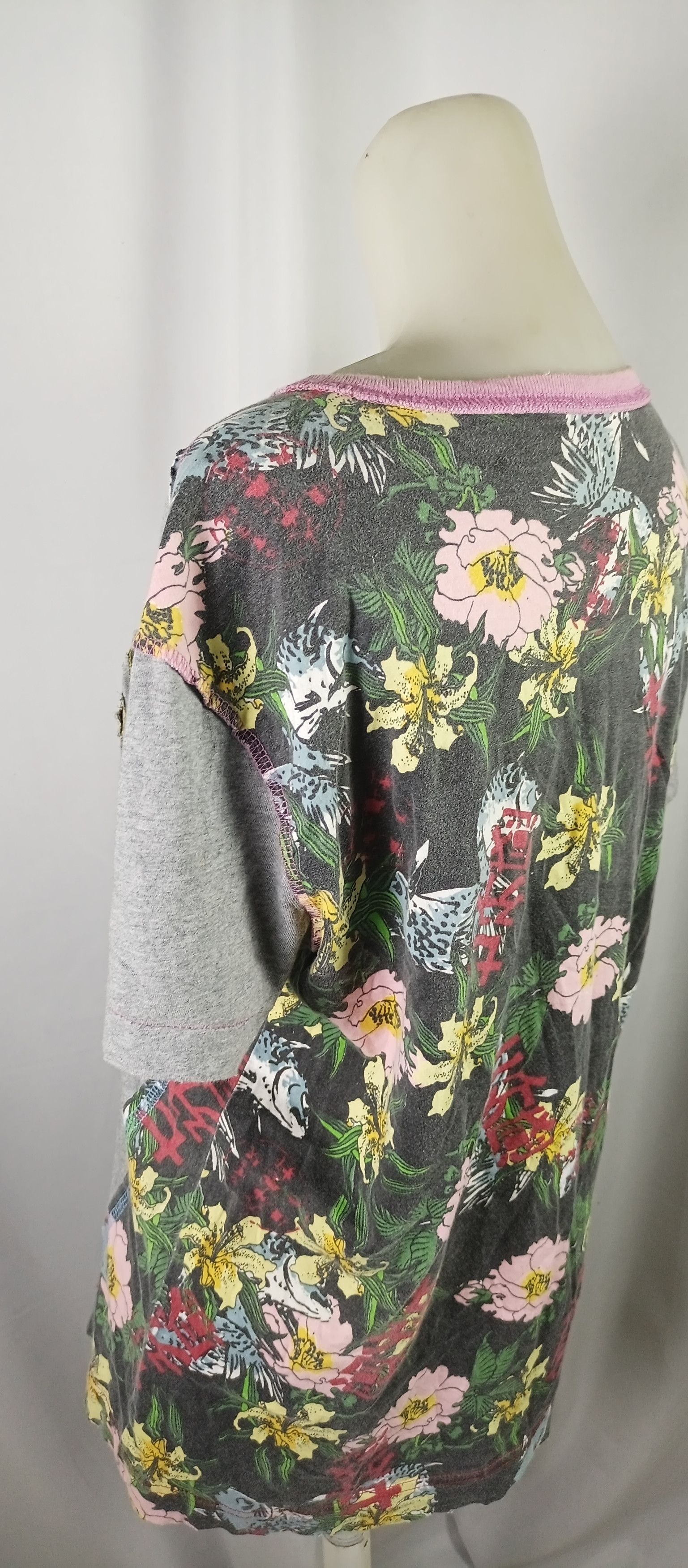 Energie × Vintage Energie Black South Short Sleeve TShirt Size L / US 10 / IT 46 - 8 Thumbnail