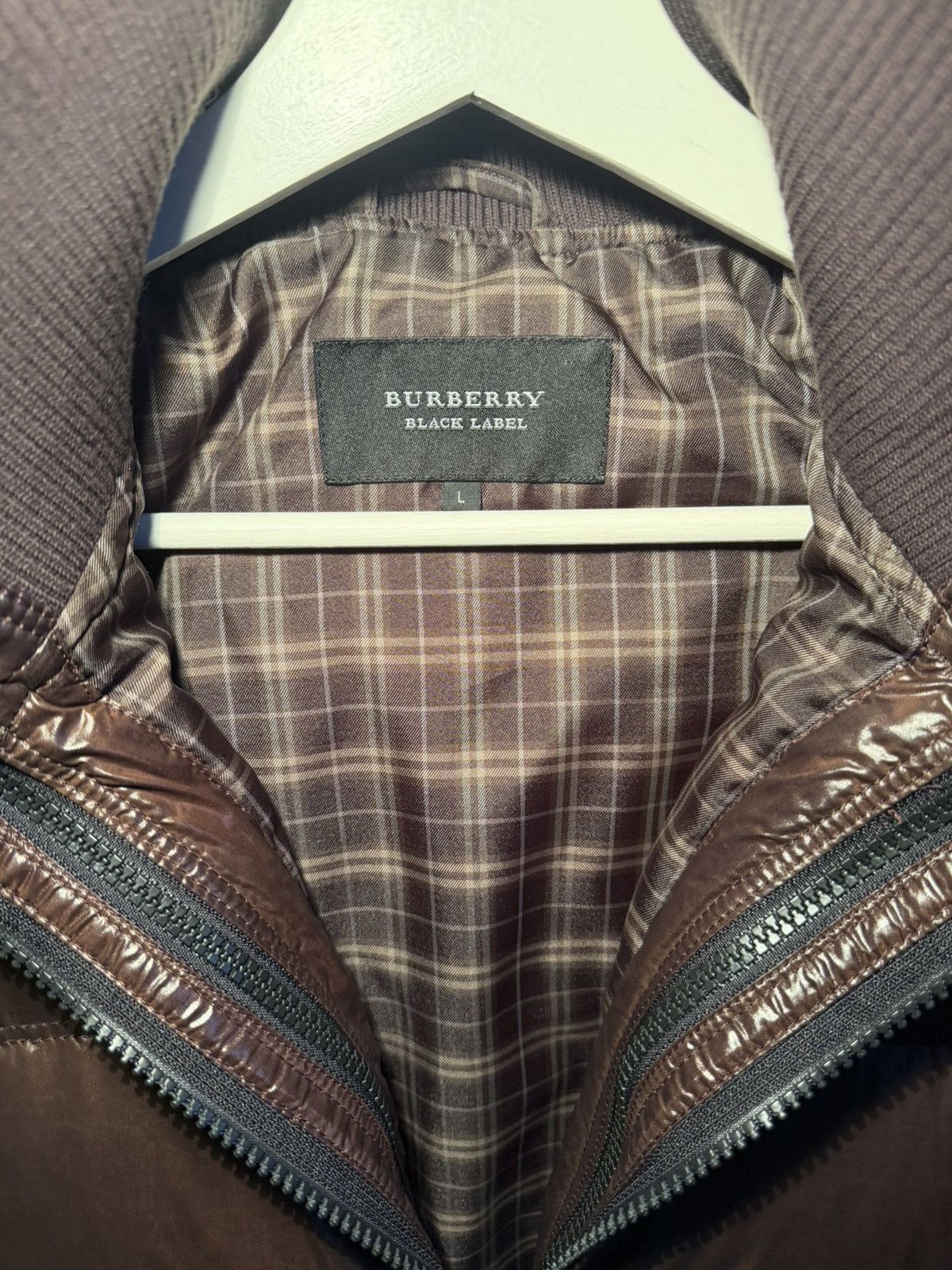 Burberry Burberry Black Label Fur Puffer Jacket Size US L / EU 52-54 / 3 - 3 Thumbnail