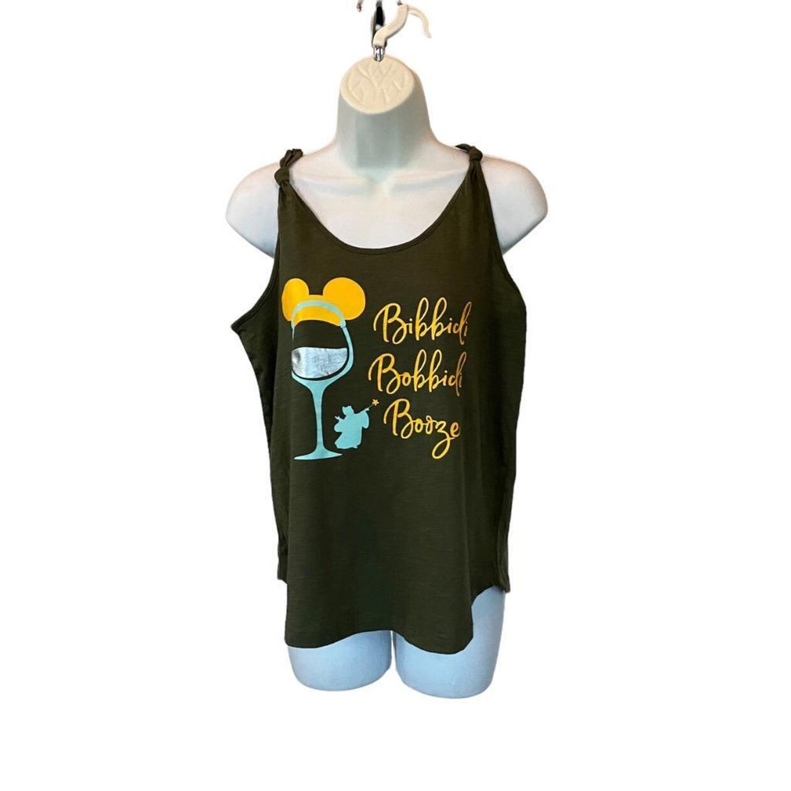 Handmade Bibbidi Bobbidi Booze Disney Wine Fairy Godmother Tank Top Size S / US 4 / IT 40 - 2 Thumbnail