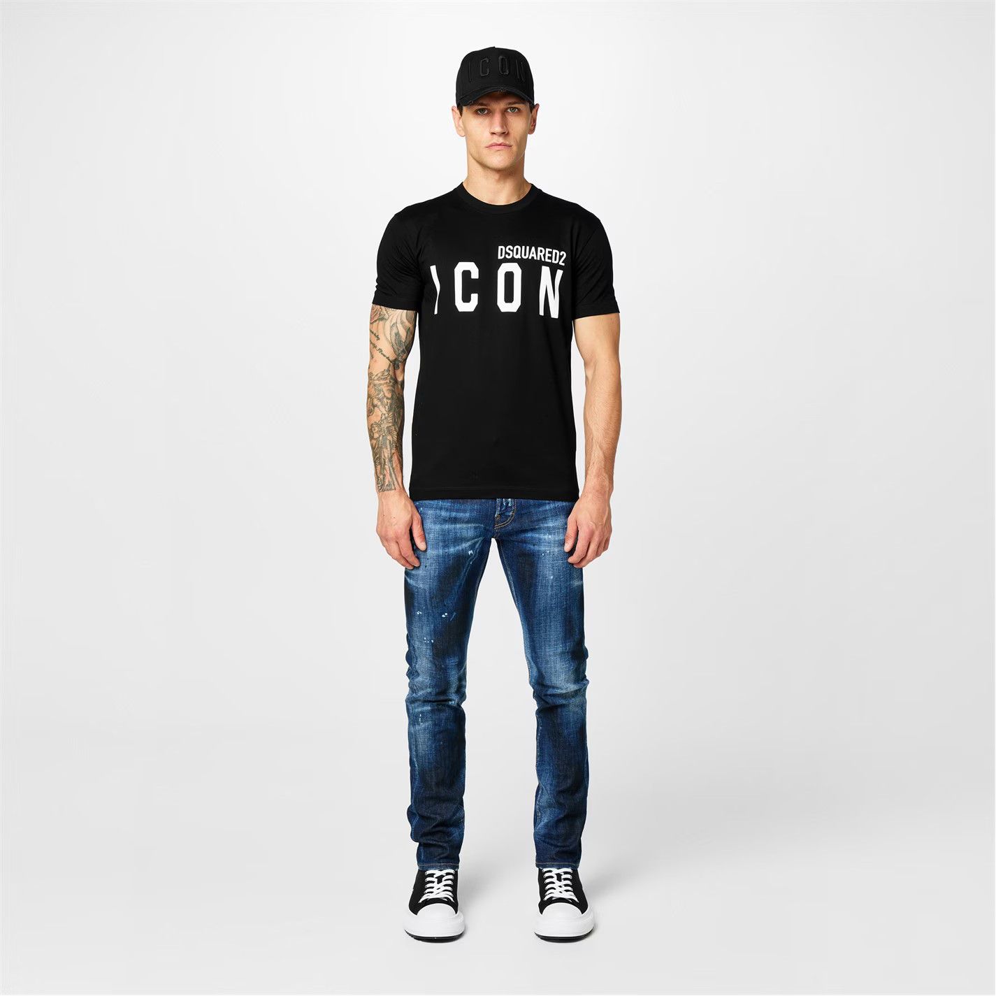 Dsquared2 o1g2r1mq0426 T-Shirt in Black Size US XXL / EU 58 / 5 - 5 Thumbnail