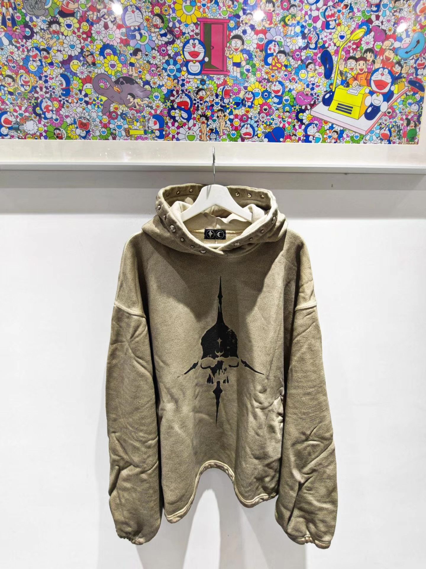 Thug Club Thug Club Cross Skull Washed Vintage Hoodie Q15 Size US L / EU 52-54 / 3 - 1 Thumbnail