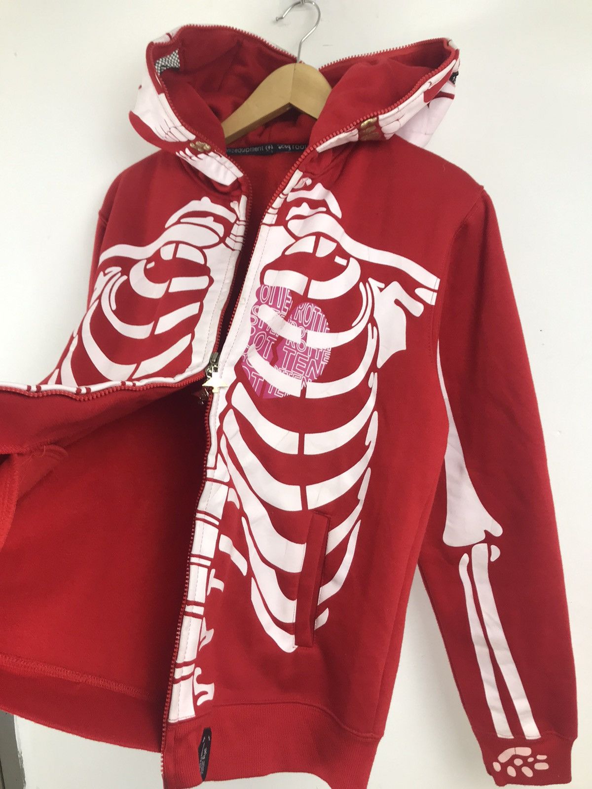 Japanese Brand × KMRii × Seditionaries Japanese Skeleton Full Zip Hoodie gothic seditionaries style Size US M / EU 48-50 / 2 - 4 Thumbnail