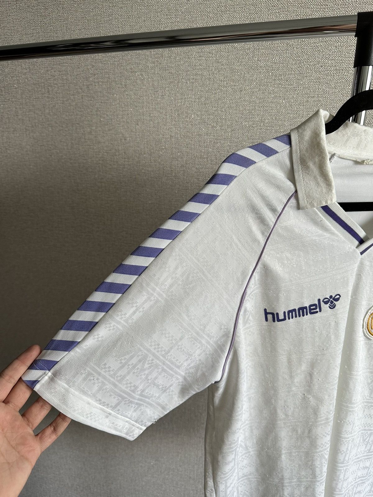 Hummel 1986 Real Madrid Hummel Rare Home Soccer Jersey Size US XL / EU 56 / 4 - 2 Thumbnail