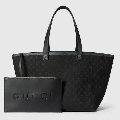 Gucci o1la5ras0526 Size: OS / Totissima Large Tote Bag in Black Size ONE SIZE - 7 Thumbnail