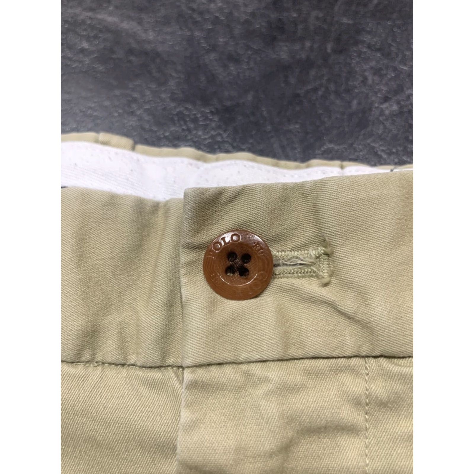 Polo Ralph Lauren VINTAGE Polo Ralph Lauren Golf Shorts Mens 35 Casual Chino Fold-Front Pleated Khaki 100% Cotton Size US S / EU 44-46 / 1 - 4 Thumbnail