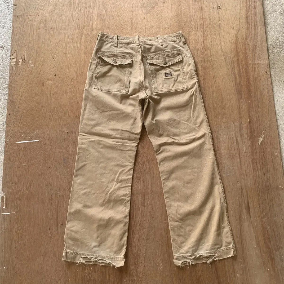 Abercrombie & Fitch ABERCROMBIE & FITCH TROUSERS BLANK BUTTON FLY BAGGY PANTS Size US 30 / EU 46 - 6 Thumbnail