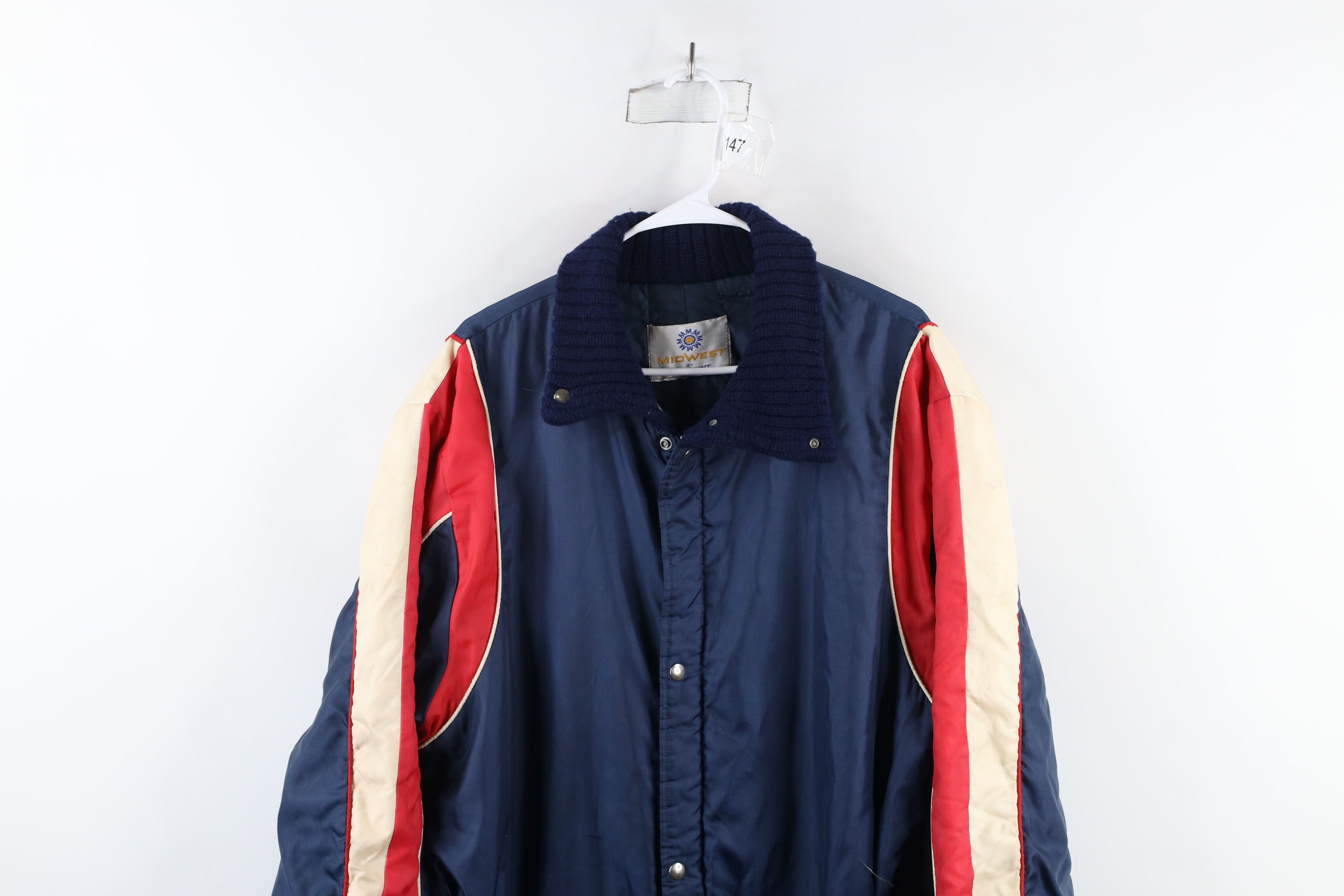 Vintage Vintage 70s Distressed Down Insulated Snowmobile Snow Suit Size US 38 / EU 54 - 2 Thumbnail