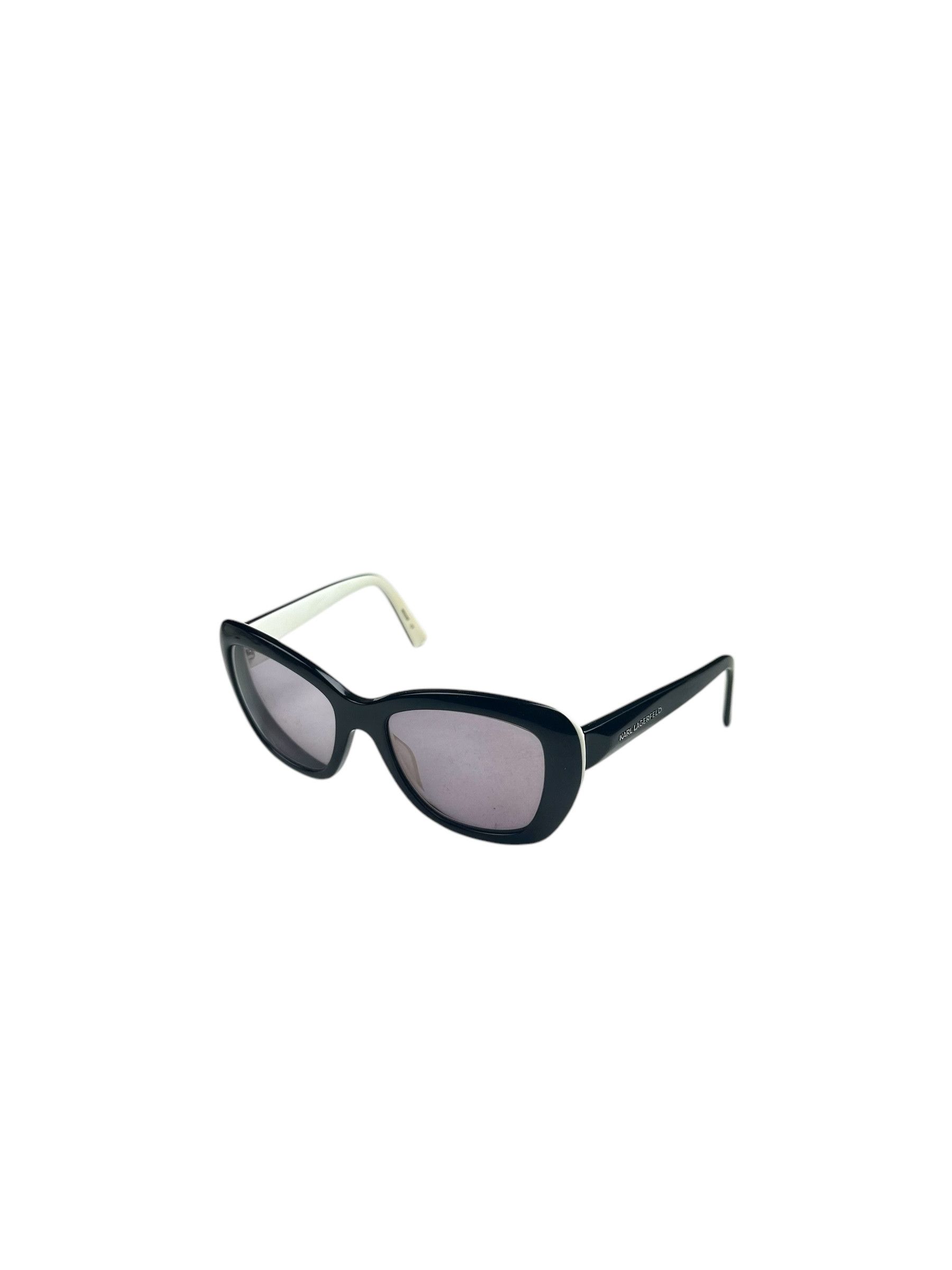 Karl Lagerfeld Karl Lagerfeld Square Two Tone Sunglasses Size ONE SIZE - 1 Thumbnail