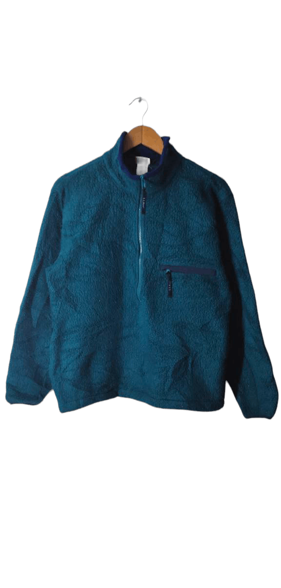 L.L. Bean LL.BEAN PULLOVER HALF ZIPPER FLEECE JACKET Size US M / EU 48-50 / 2 - 5 Thumbnail