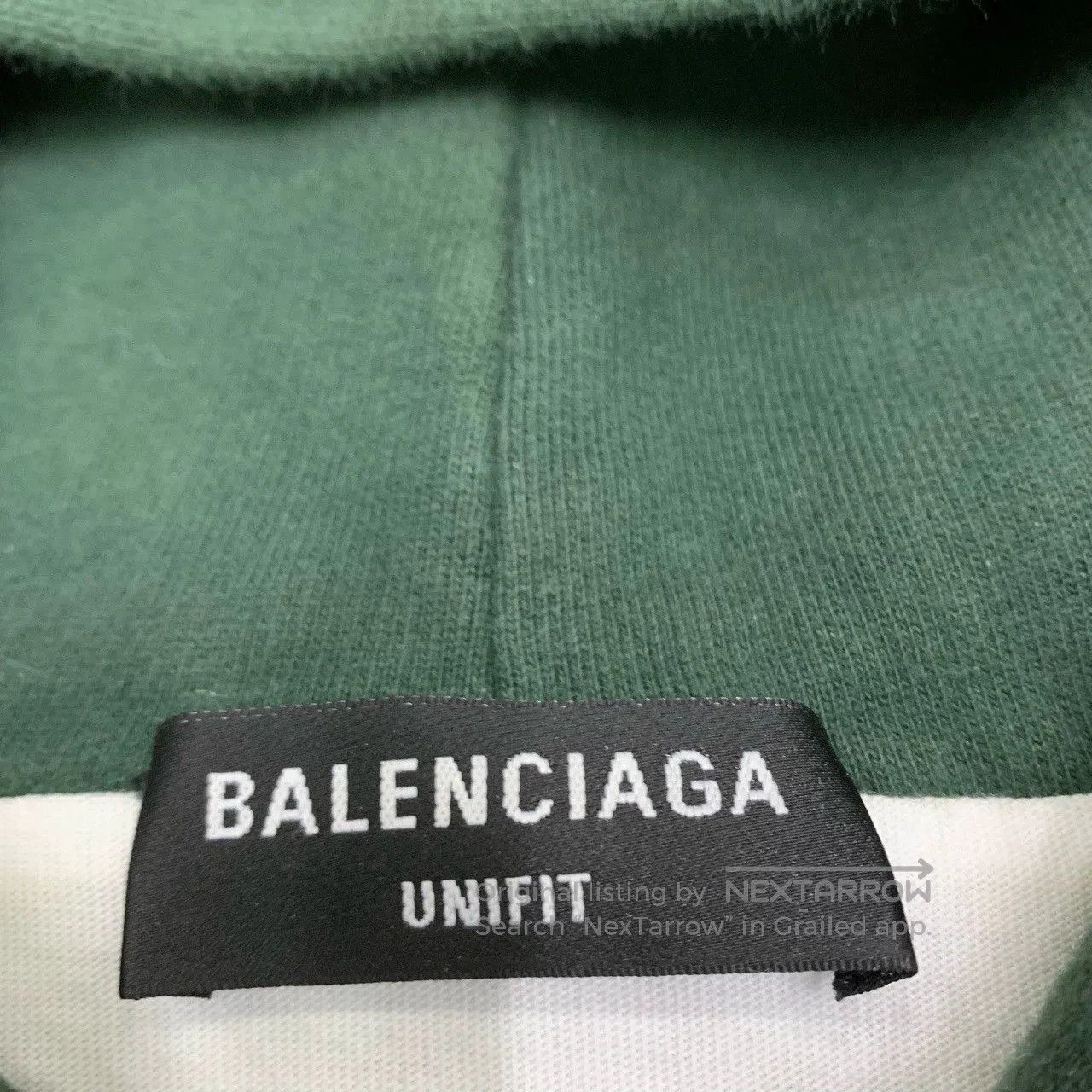 Balenciaga balenciaga green distressed hoodie sweatshirt xs. Size US XS / EU 42 / 0 - 6 Thumbnail