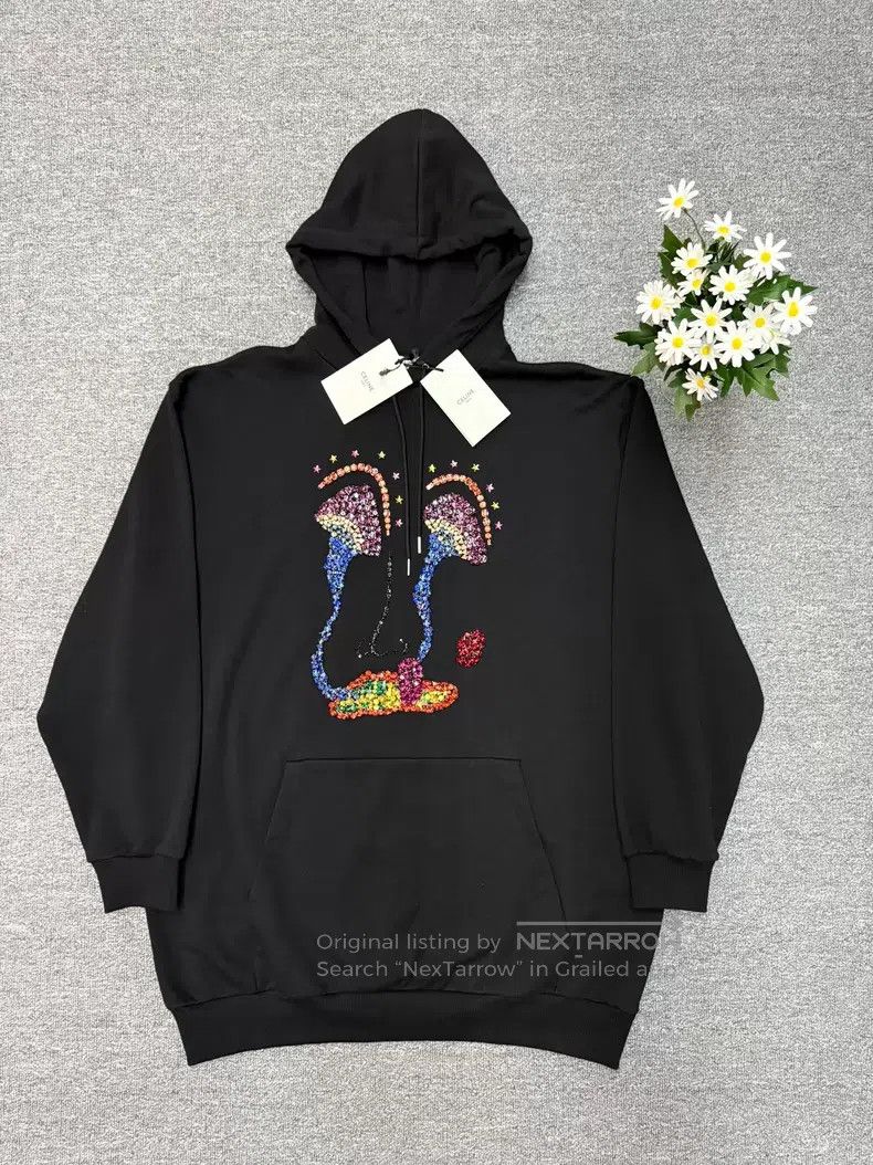 Celine Celine Colorful Diamond Artist Collab Hoodie Sweatshirt i Size US M / EU 48-50 / 2 - 1 Thumbnail