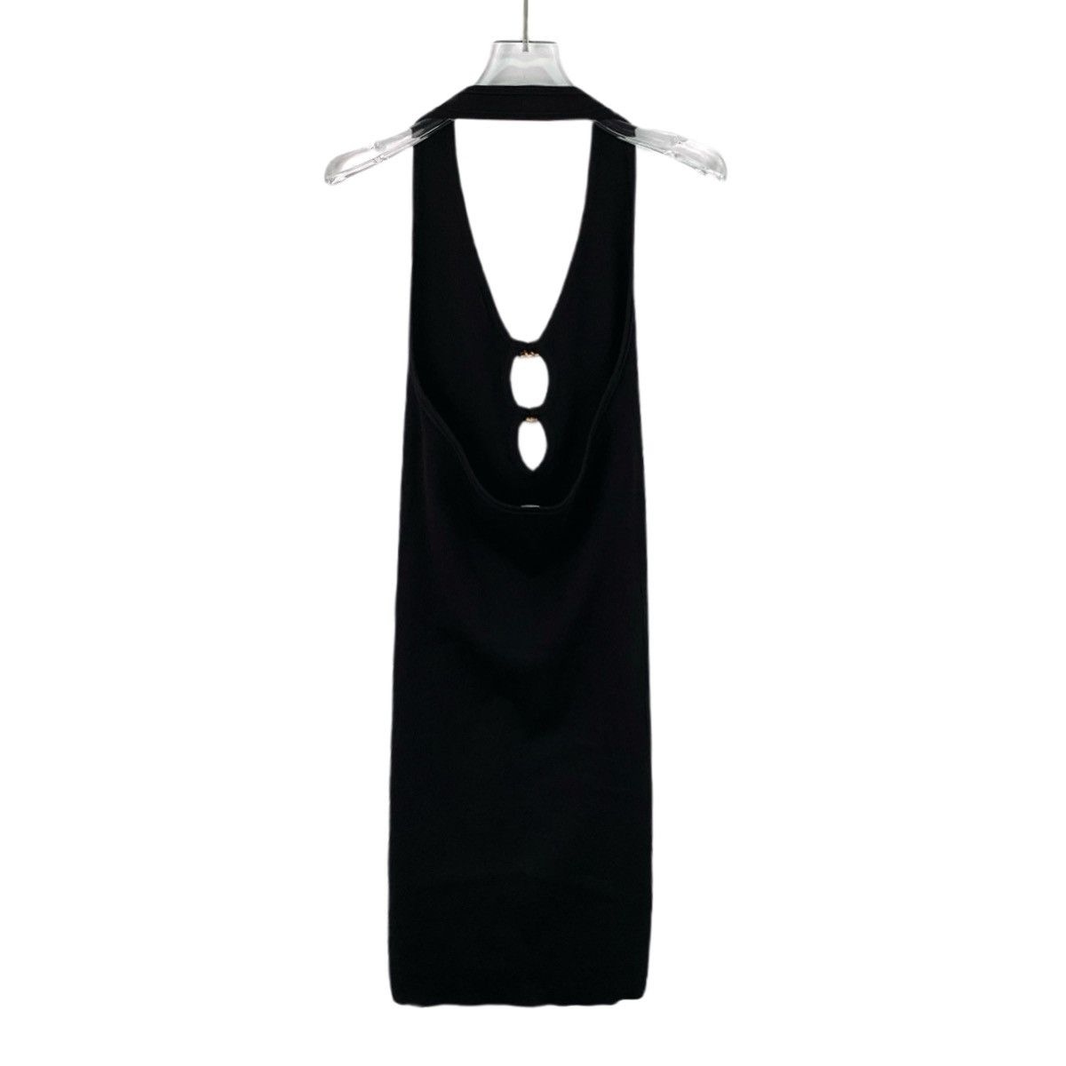 Celine Celine Triomphe Silk Backless Sleeveless Dress K26WX Size L / US 10 / IT 46 - 2 Thumbnail