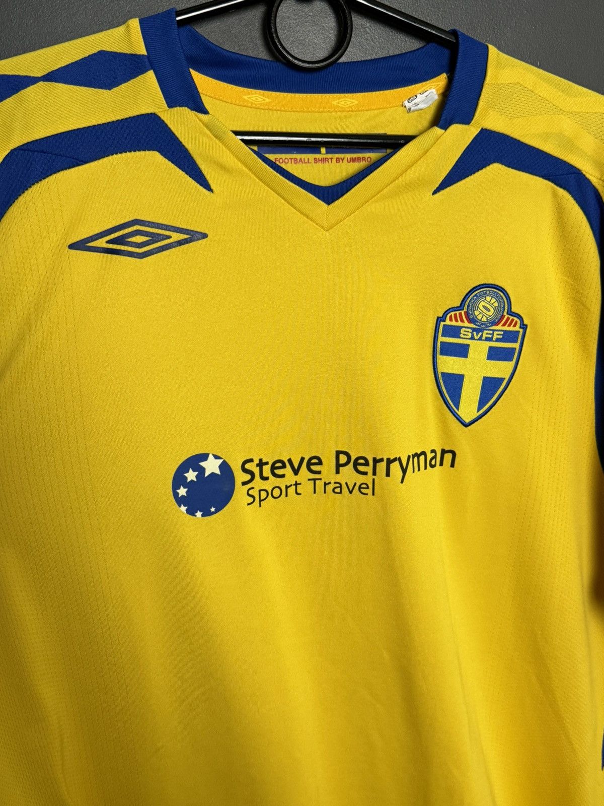 Umbro Sweden National Team 07/08 Home Football Jersey T-Shirt Size US XL / EU 56 / 4 - 3 Thumbnail