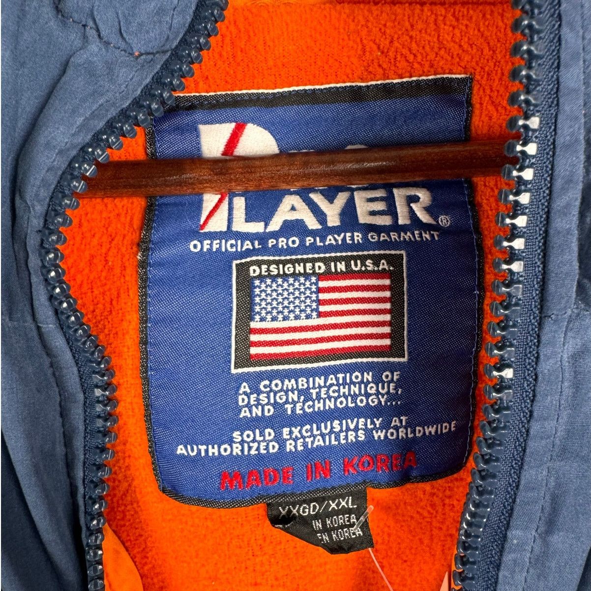 NFL × Pro Player × Vintage VTG 90s NFL Denver Broncos Jacket Mens Sz XXL Blue Size US XXL / EU 58 / 5 - 4 Thumbnail