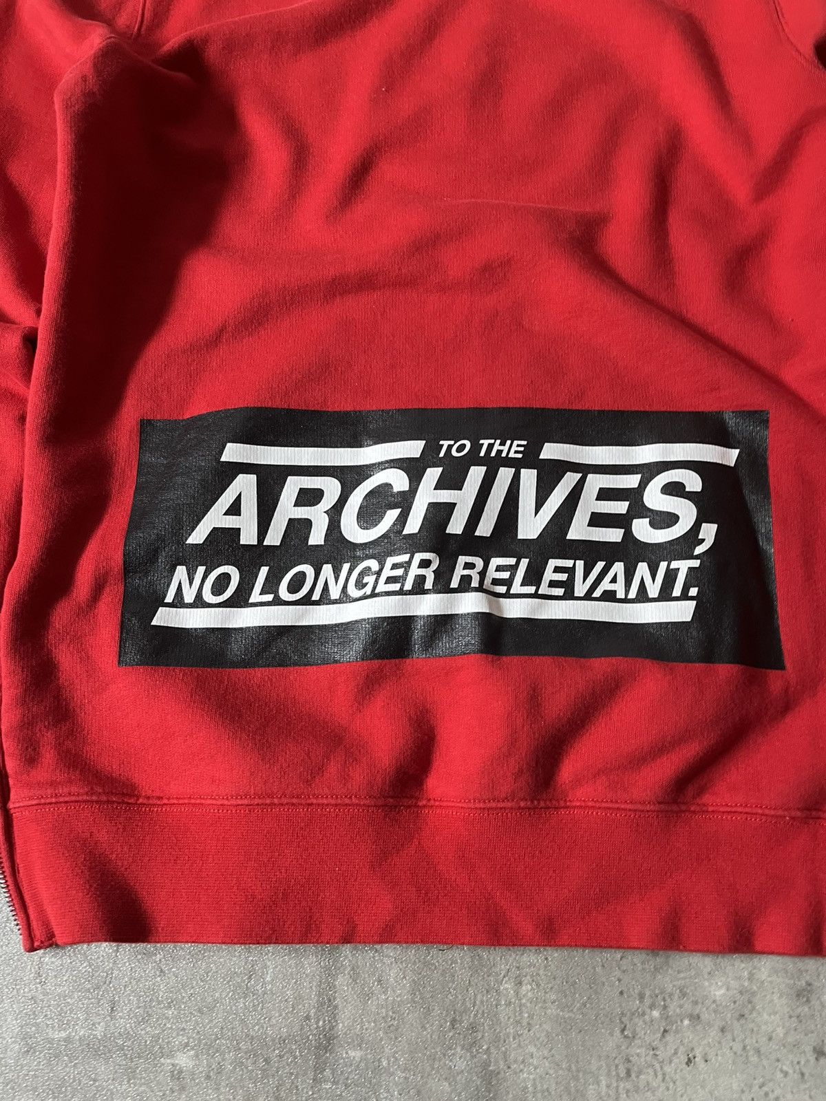 Raf Simons Raf Simons To The Archives No Longer Relevant sweatshirt Size US S / EU 44-46 / 1 - 6 Thumbnail