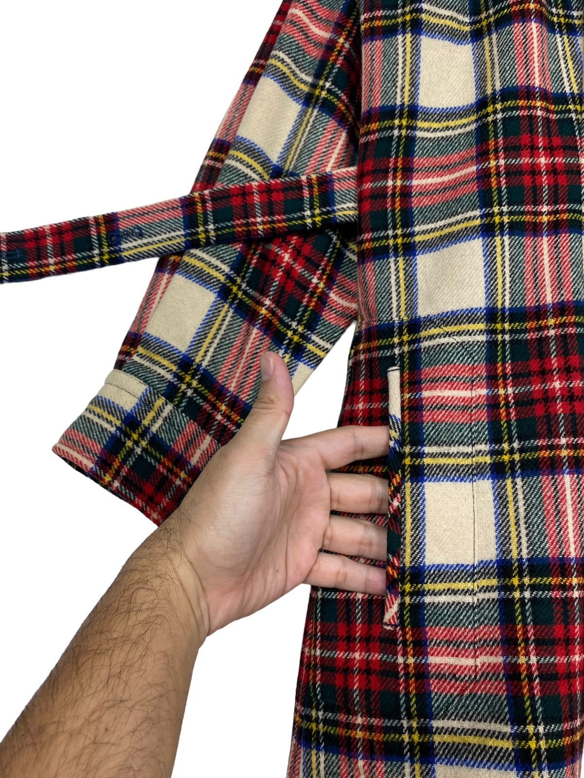 Comme des Garcons Rare‼️ Vintage Comme Des Garcons Tartans Long Coat Size M / US 6-8 / IT 42-44 - 5 Thumbnail