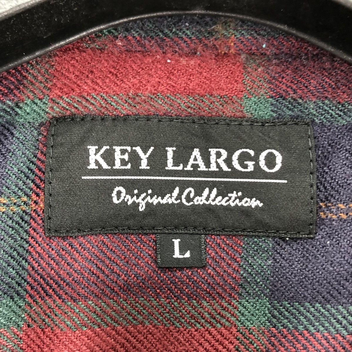 Japanese Brand Vintage 80'a Wool Flannel Checkered by Key Largo Size US S / EU 44-46 / 1 - 13 Thumbnail