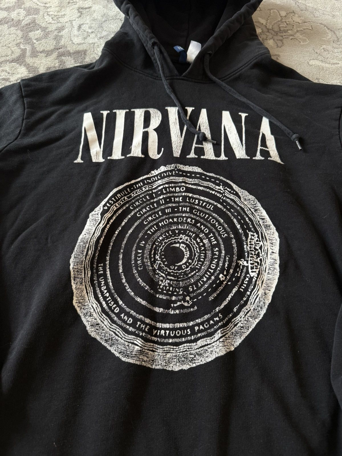 H&M Nirvana Circles of Hell Hoodie Size US M / EU 48-50 / 2 - 2 Thumbnail