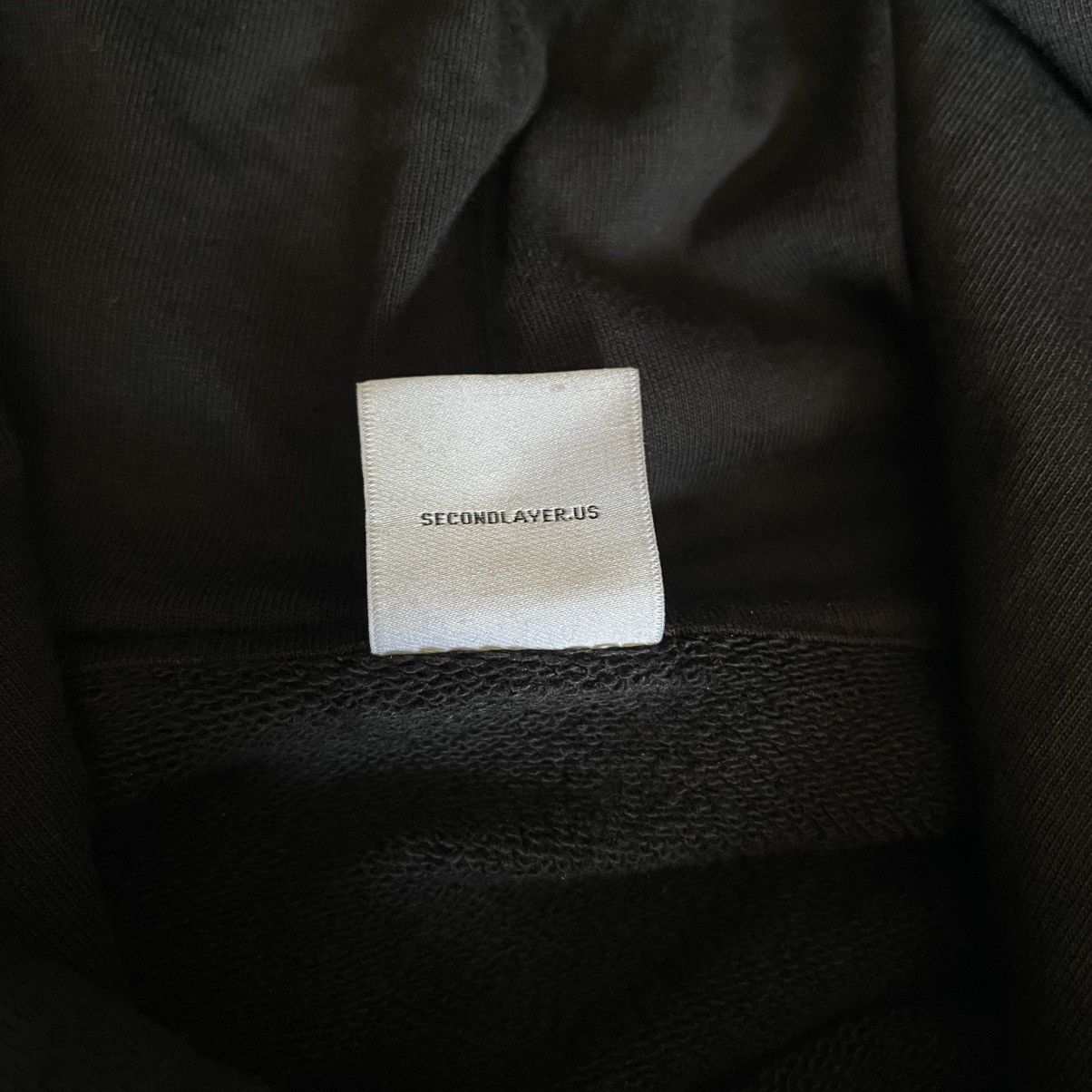 Designer × Second/Layer Second / Layer Script Embroidered Logo Pullover Hoodie Black Size US M / EU 48-50 / 2 - 5 Thumbnail