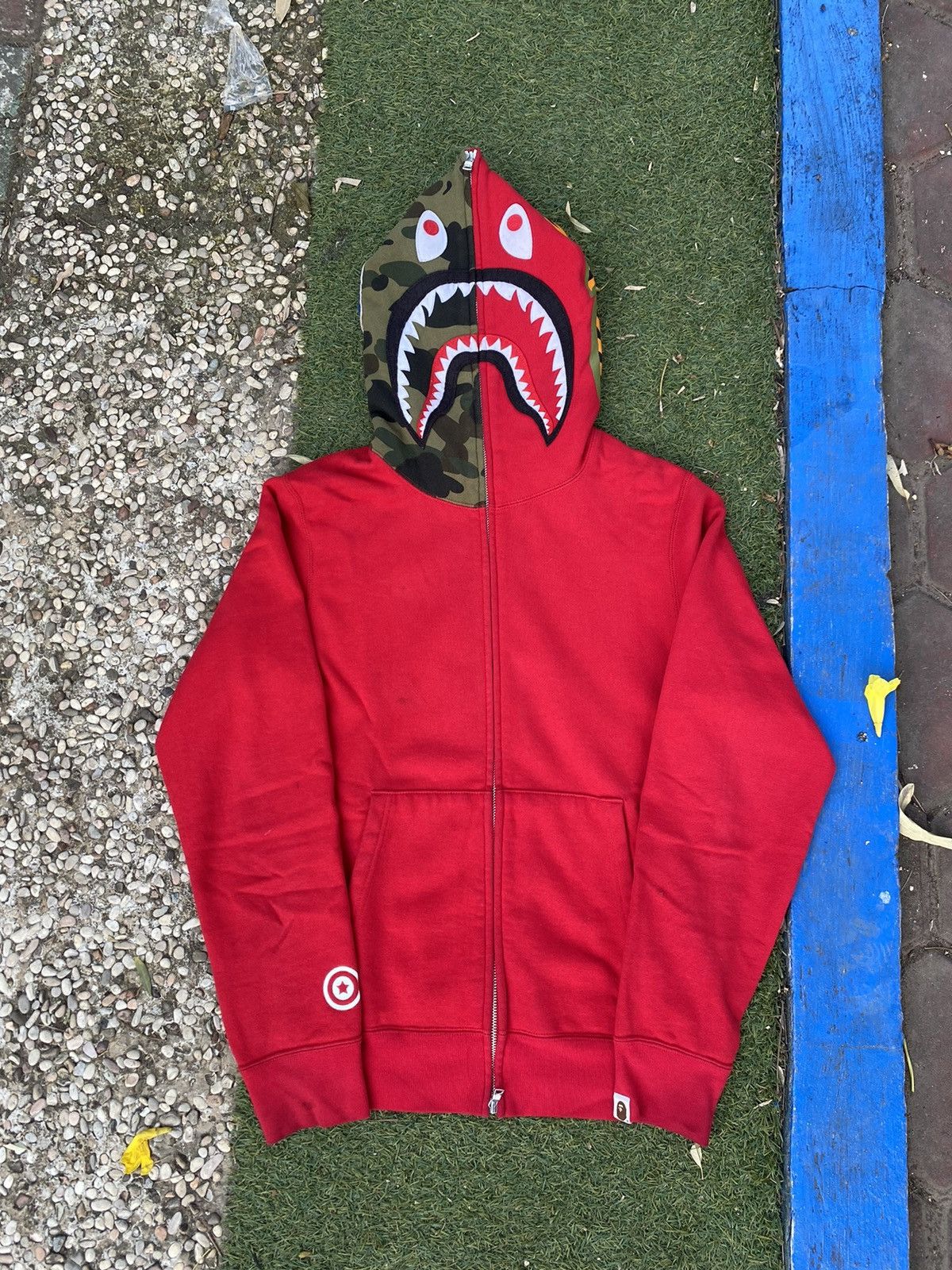 1st Camo Shark Full Zip Hoodie