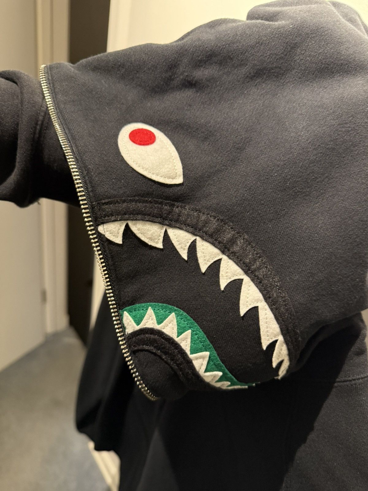 Bape × Heineken Bape x Heineken 100 anniversary 1/4 zip hoodie green shark Size US XL / EU 56 / 4 - 5 Thumbnail