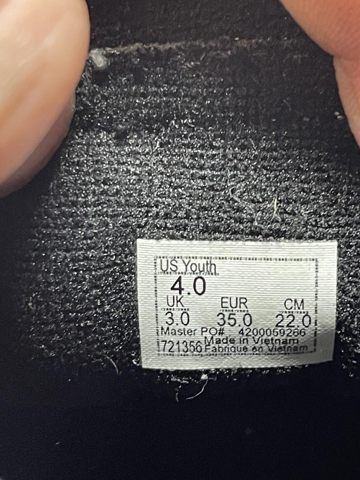 Vans Vans Sk8 Hi Shoes Kids Size 4 Black White Sneakers Size US 5 / EU 37 - 10 Thumbnail