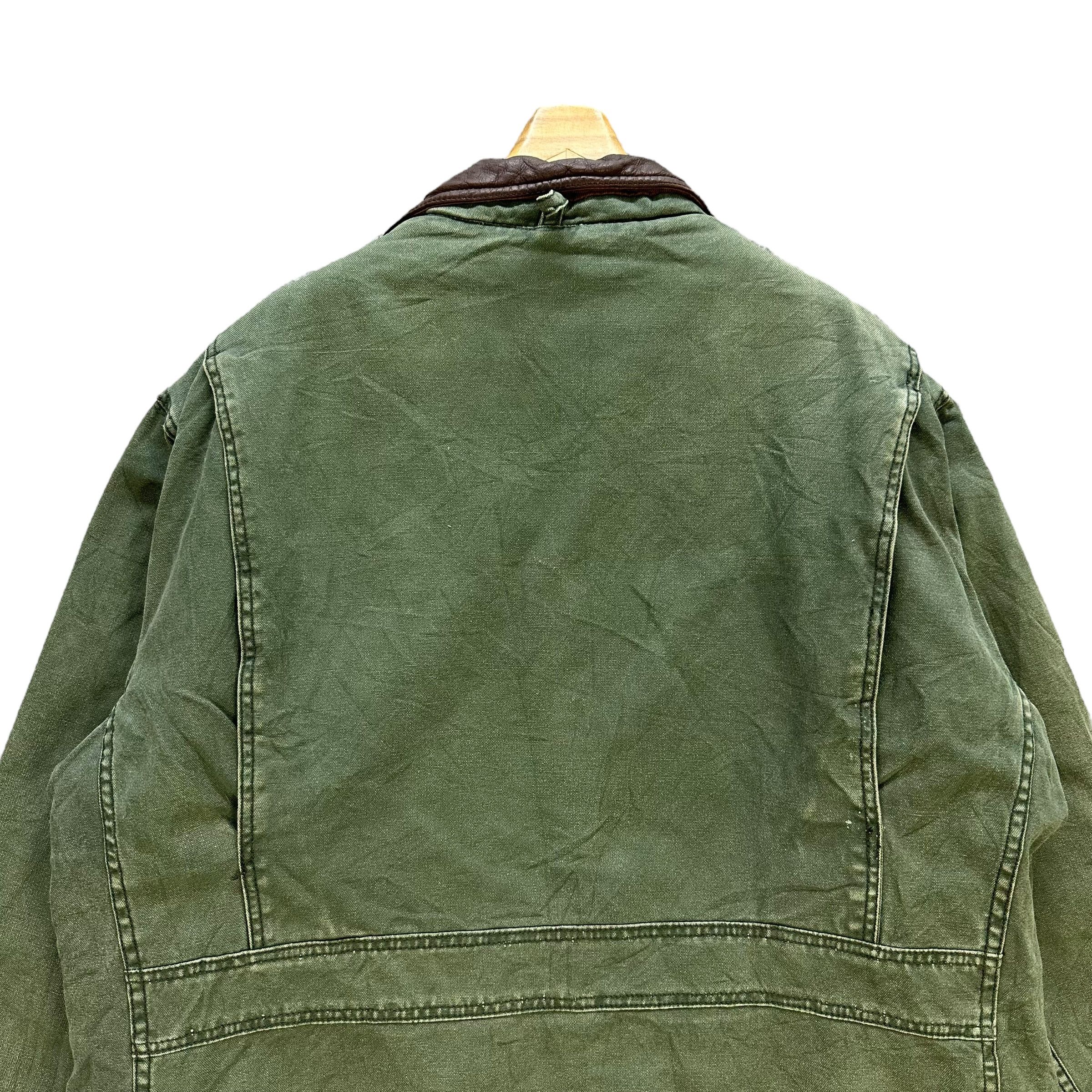 American Eagle Outfitters 90's AMERICAN EAGLE OUTFITTERS Green Sherpa Jacket #A39-0895 Size US L / EU 52-54 / 3 - 12 Thumbnail