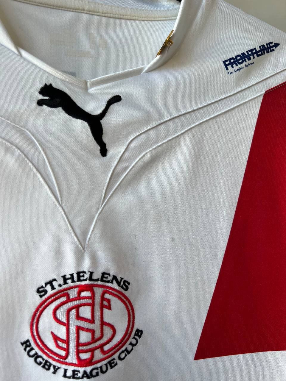 Puma 2009 ST.HELENS #14 ROBY MATCH WORN RIGBY SHIRT JERSEY SZ M Size US M / EU 48-50 / 2 - 4 Thumbnail