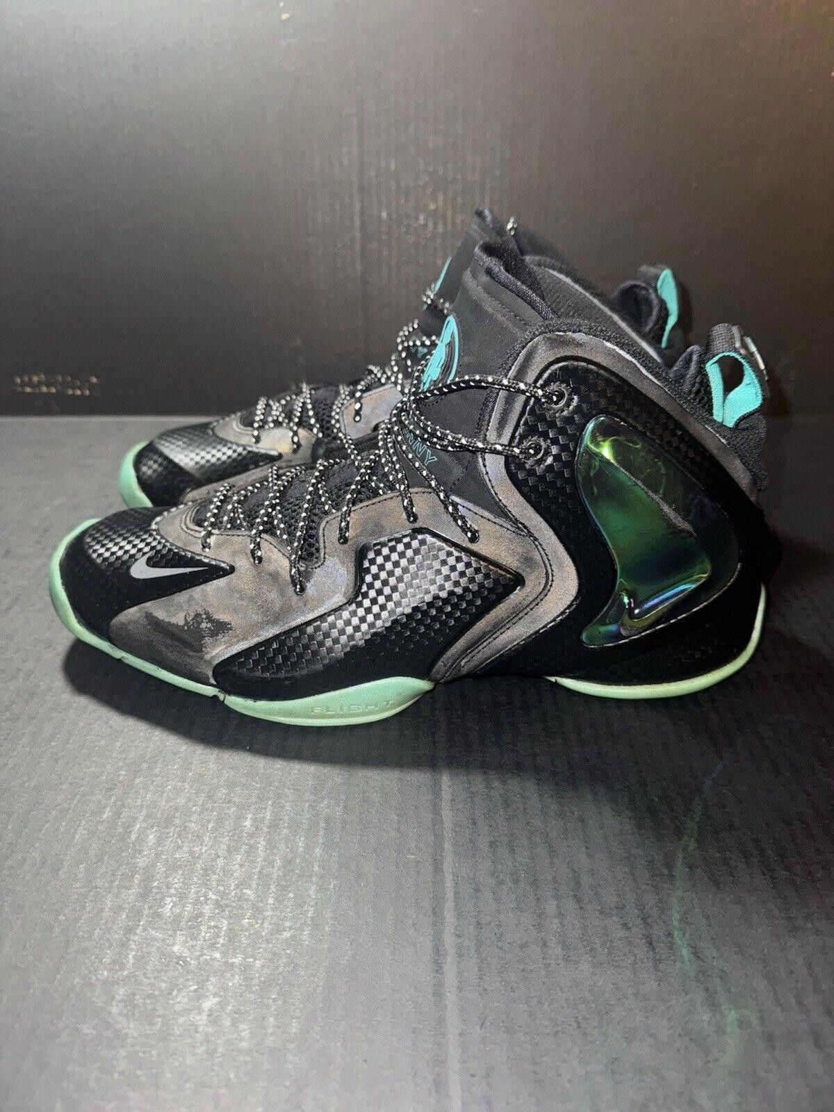 Nike Nike Men's Lil Penny Posite Black Jade 630999-002 Sz 11.5 Size US 11.5 / EU 44-45 - 5 Thumbnail
