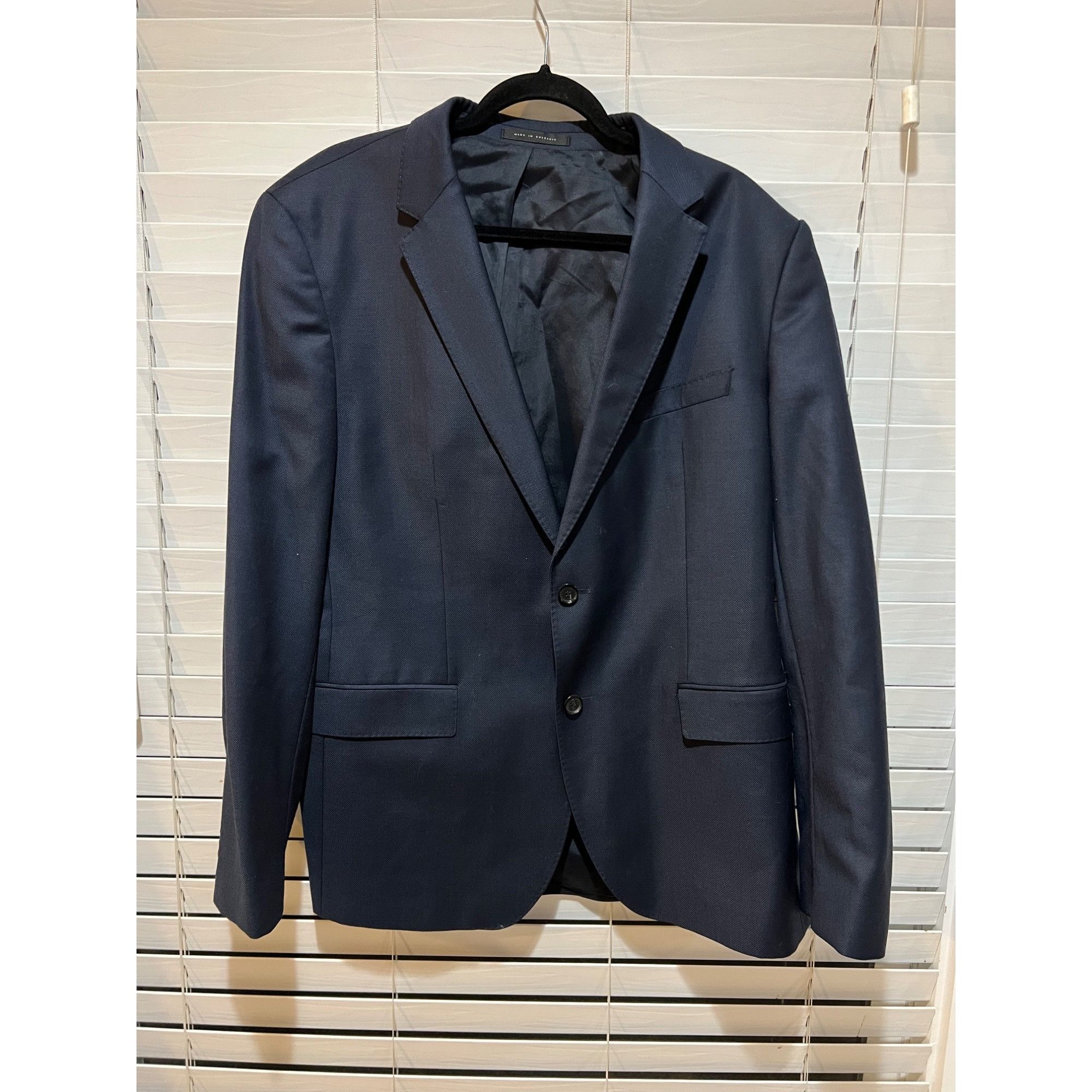 Hugo Boss Hugo Boss Blue Blazer Sport Coat - Size 44R Size 44R - 1 Thumbnail