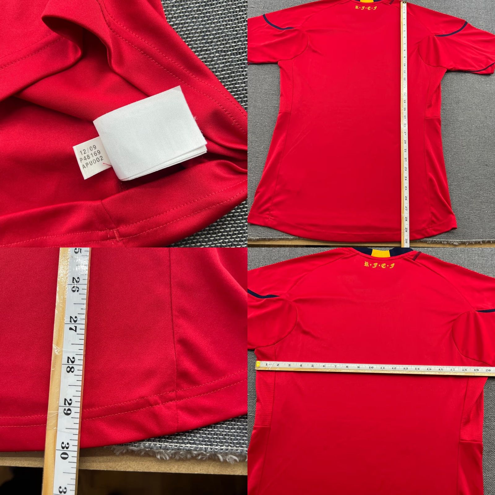 Adidas adidas Spain 2009 2010 Training Football Jersey Mens M Red Shirt Short Sleeve Moisture Wicking Quick Dry Athletic Football Size US M / EU 48-50 / 2 - 9 Thumbnail
