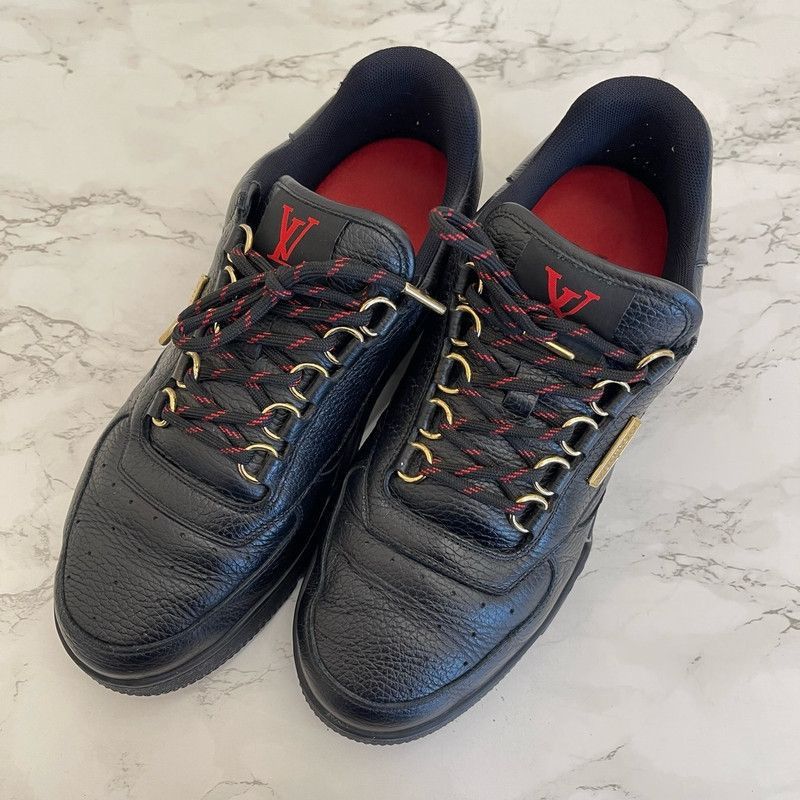 Louis Vuitton Louis Vuitton Stylish Black and Gold Trainers -2508 Size US 7.5 / EU 40-41 - 2 Thumbnail