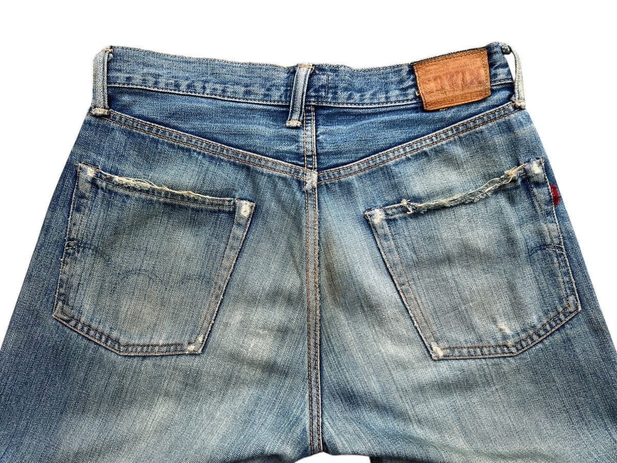 Edwin Vintage Edwin 505s Selvedge Distressed Denim Jeans 31x30.5 Size US 31 - 8 Thumbnail
